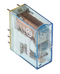 Przekaźnik 12V dc SPDT Finder 500mW, montaż PCB 220 O Otwór przezierny