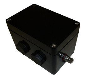 Puszka elektroinstalacyjna ścienna 110 x 75 x 75mm Czarny IP66 CE-TEK