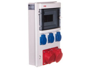 Rozdzielnica budowlana LUBLIN 9mod, bez zabezieczeń 3x220V, 16A/5P 32A/5P 9017506W