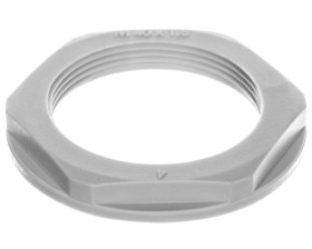 Nakrętka poliamidowa M40 KMK-PA jasnoszara M40 97821