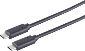 USB 3.2 connection cable, USB plug type C to USB plug type C, 2 m, black, BYB-5-13M5255