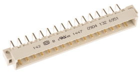 Złącze DIN 41612 32 -pinowe 2 -rzędowe raster: 5.08mm Męski 09041326951