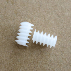 6x10 (2A) 0.5 Worm Plastic Gear - 10 pcs