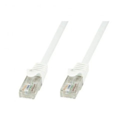 Kabel krosowy Patchcord U/UTP Cat6 1M Biały 100 Miedź ICOC U6-6U-010-WHT