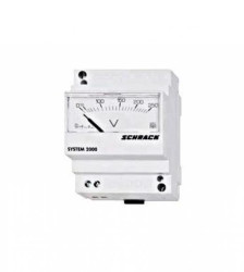 Woltomierz analogowy serii D4E AC/500V 45mm