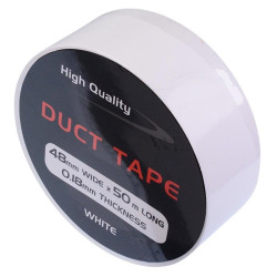 White 48mm x 50m Gaffer Duct Tape