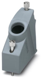 Grommet housing, size VC3, PA, M25, angled, screw locking, IP65, 1855120