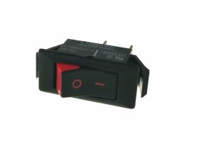 Przełącznik kołyskowy ON-OFF czerwono- czarny