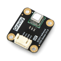 Gravity - czujnik dwutlenku węgla CO2 - SCD41 - IR - I2C - 400-5000 ppm - DFRobot SEN0536