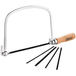 Draper 18052 Coping Saw Frame with 5 Blades