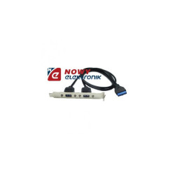 Śledź Port 2xUSB 3.0 Unitek