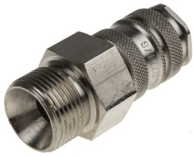 Szybkozłączka pneumatyczna, materiał Mosiądz, złącze G 3/4 męskie, RS PRO CEJN 410, Rectus 27, TST 410