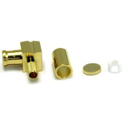 Złącze koncentryczne Montaż na kablu Męski 50Ω typ złącza Złącze MCX 6GHz Lutowane typ kabla RG174, RG316