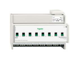 KNX Aktor załączający REG-K 8x 16 A jasnoszary z uruchomieniem ręcznym MTN647893 SCHNEIDER ELECTRIC