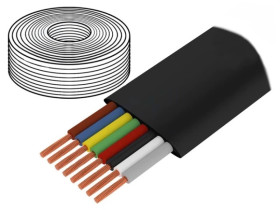 CM08 Przewód telefoniczny o długości 100m (rolka), liczbie żył 8