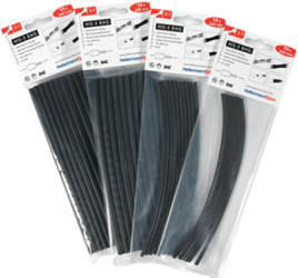 Heatshrink tubing, 3:1, (1.5/0.5 mm), PE, crosslinked, blue, 308-30161