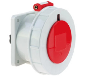 Gniazdo tablicowe TE proste 32A 4p 380 i 440V 3h IP67 13021