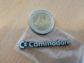 Commodore label small sized