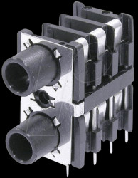 NSJ12HC Neutrik stacking jack, stereo, full thread