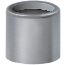 End grommet, head Ø 17 mm, PP, gray, for plastic/metal protective conduits, 15020021011