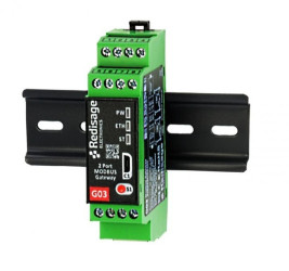 Modbus (TCP/RTU/ASCII) Bramka Gateway, Ethernet, 2xRS232/RS485