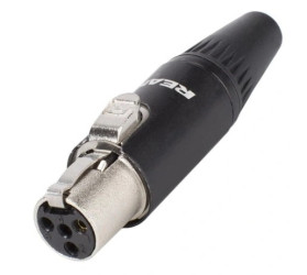 MINI XLR NEUTRIK RT4FC-B ZLACZE 4-PIN