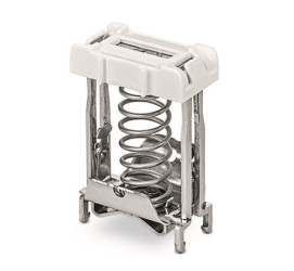 Siodło zaciskowe z osłoną Siodło zaciskowe z osłoną, sprężynowe WAGO System połączeń ekranowanych serii 790