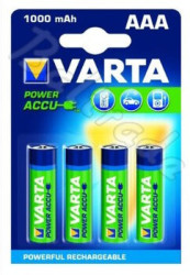 4 x akumulatorki Varta R03 AAA Ni-MH 1000mAh Power