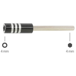 Bernstein 4-567 Tools Bit Adapter 5/32 60mm Extension for Electronics