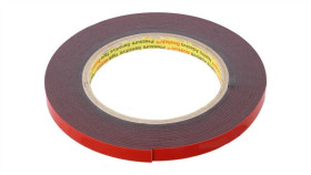 3M 4611 9Mm 5.5M Taśma: Mocująca W: 9Mm L: 5,5M Thk: 1100Um Akrylowy Ciemnoszary