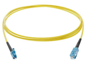 FIBRAIN-PATCH-060 Patch cord światłowodowy LC/UPC,SC/UPC 5m Światłowód: 9/125um