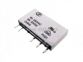 Przekaźnik 1x styk przeł. 24V styk 6A 250V
