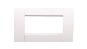 Ramka Podwójna 45X45 Biała Do Kanałów Osprzętowych Gt4529010