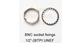 BNC socket fixings kit 1/2&quot; 28TPI UNEF (10 pack)