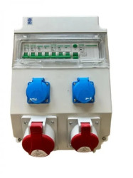 Rozdzielnica elektryczna CEE 32A 16A 230V z bezpiecznikami FI / 96V-3