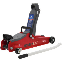 Sealey 1020LE Trolley Jack 2tonne Low Entry Short Chassis - Red