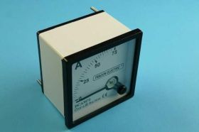 AMPER.75DC 72x72mm 75mV WYM.SKALA