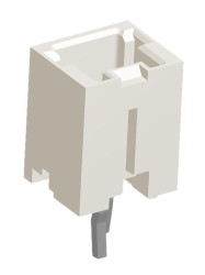 Listwa stykowa PCB 2-pinowe AMP Mini CT raster: 1.5 mm Prosty 1-rzędowe TE Connectivity Otwór przelotowy 125 V W osłonie