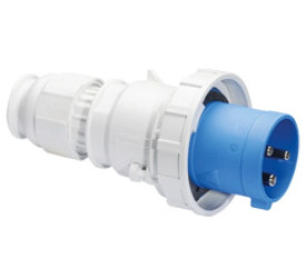 Wtyczka TE z zintegrowanym zadławieniem MULTI-GRIP 63A 3p 230V 6h IP67 2181