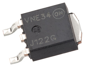 onsemi Tranzystor Darlingtona MJD122T4G 100 V 1 Powierzchnia TO-252 NPN 8 A HFE 100 3-pinowy