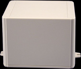 ABS enclosure, (L x W x H) 125 x 100 x 90 mm, light gray (RAL 7035), IP54, RL6365-F