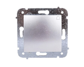 CARLA Przycisk dzwonek srebrny 1714-16