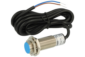 Czujnik; pojemnościowy; CM18-2005B; dwuprzewodowy; SCR; NC; 5mm; 90÷250V; AC; 300mA; cylindryczny metalowy; fi 18mm; 70mm; zabud