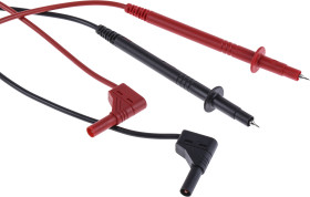 Przewód kontrolny do multimetrów długość przewodu 1m Hirschmann Test & Measurement Kątowy Zestaw sondy pomiarowej