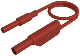 SKS Hirschmann MAL S WS-B 200/2,5 rt Przewód pomiarowy bezpieczny złącze żeńskie bezpieczeństwa 4 mm złącze męskie bezpi