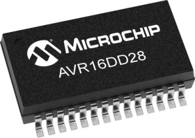 Mikrokontroler Microchip AVR SSOP 28-pinowy Montaż powierzchniowy Mikrokontroler 8-bitowy 16 KB 8bit 24MHz Flash