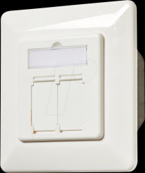 CCGP89250IV Flush-mounted, RJ45 socket, 2-gang
