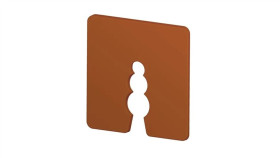 Podkładki Dystansowe Do Wyrównania Nierówności 50X50x2mm Brązowe Wkręt-Met...