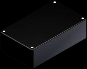 ABS enclosure, (L x W x H) 160 x 95 x 49 mm, black (RAL 9004), COFFER 3.9 SCHWARZ
