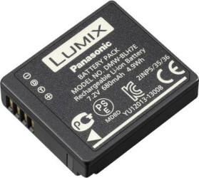 Akumulator zamienny Panasonic DMW-BLH7E, Kompatybilność z markami: Panasonic, Li-Ion, 7.2 V, 680 mAh